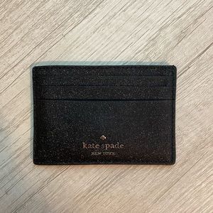 Kate Spade Black Card Holder!!